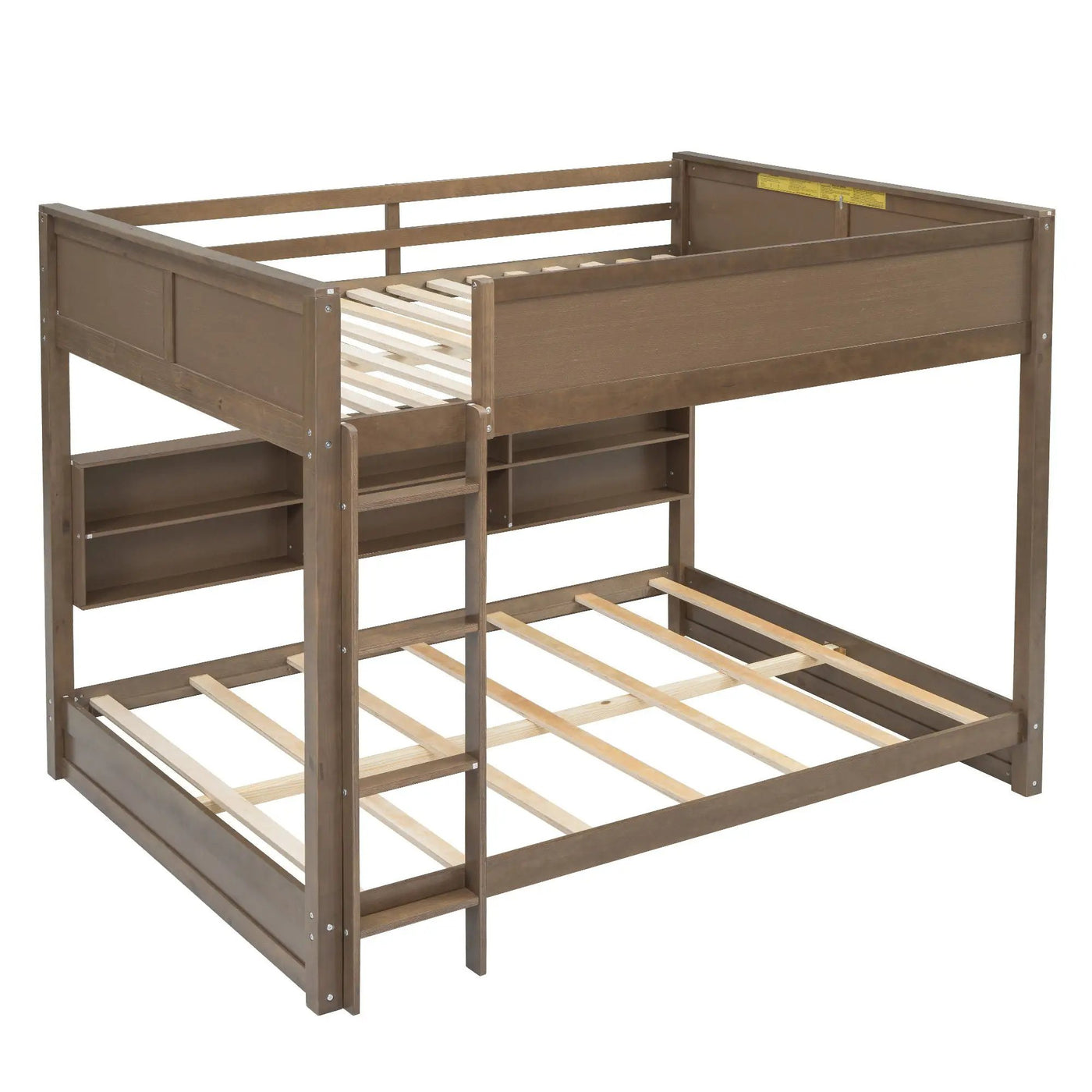Bunk Bed With Storage Cabinets And USB Ports by HouseOfZazla