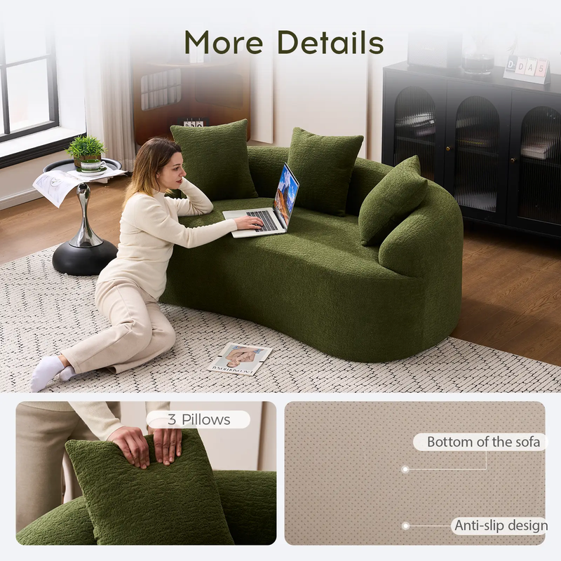 Compression Loveseat Sofa by HouseOfZazla
