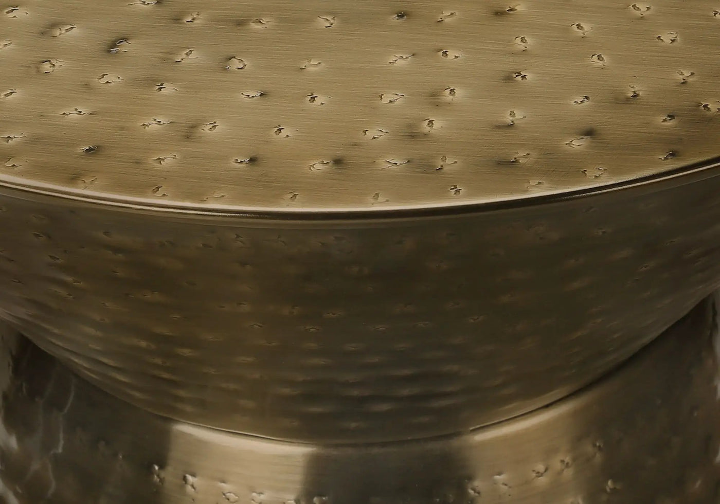 Drum Accent Side Table, Contemporary & Modern Elegant Design by HouseOfZazla
