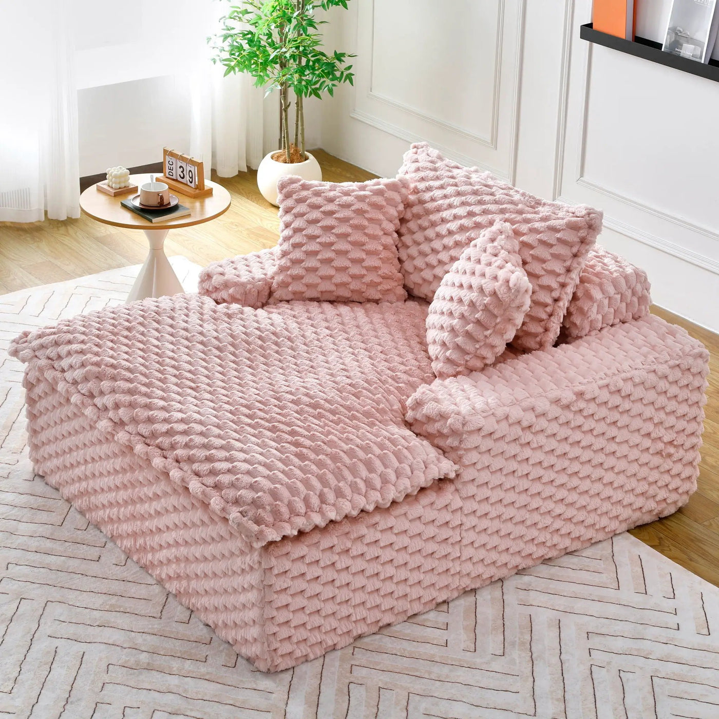 Harbor - Luxury Sofa Turtle Fleece Fabric by HouseOfZazla