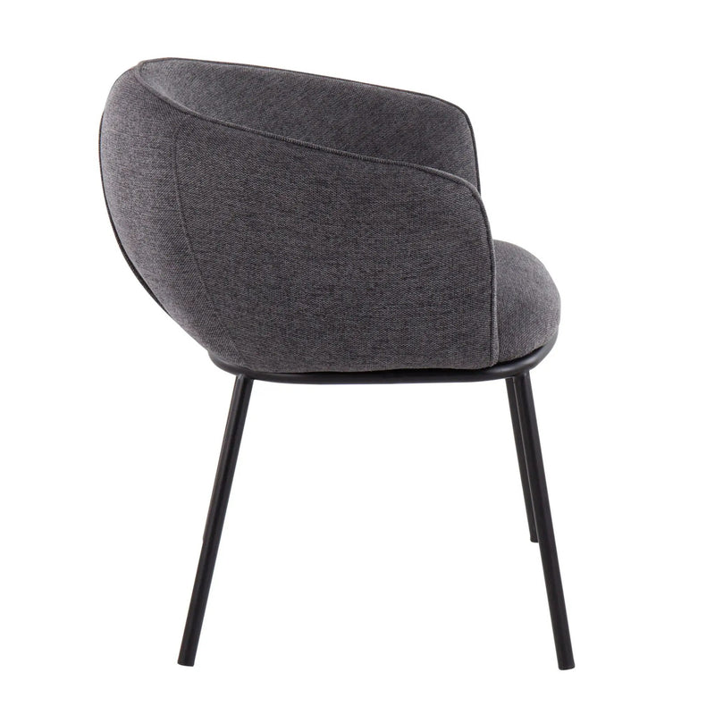 Ashland - Contemporary Chair - Black / Charcoal by Unique Piece Furniture