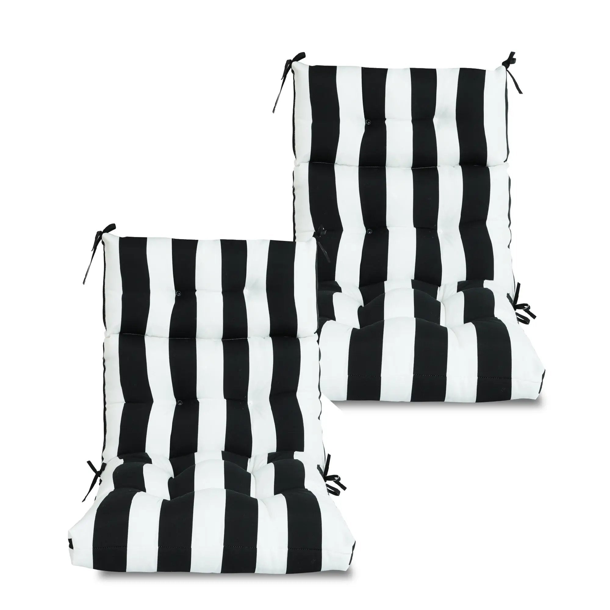 2-Piece High Back Patio Chair Cushion Set by HouseOfZazla