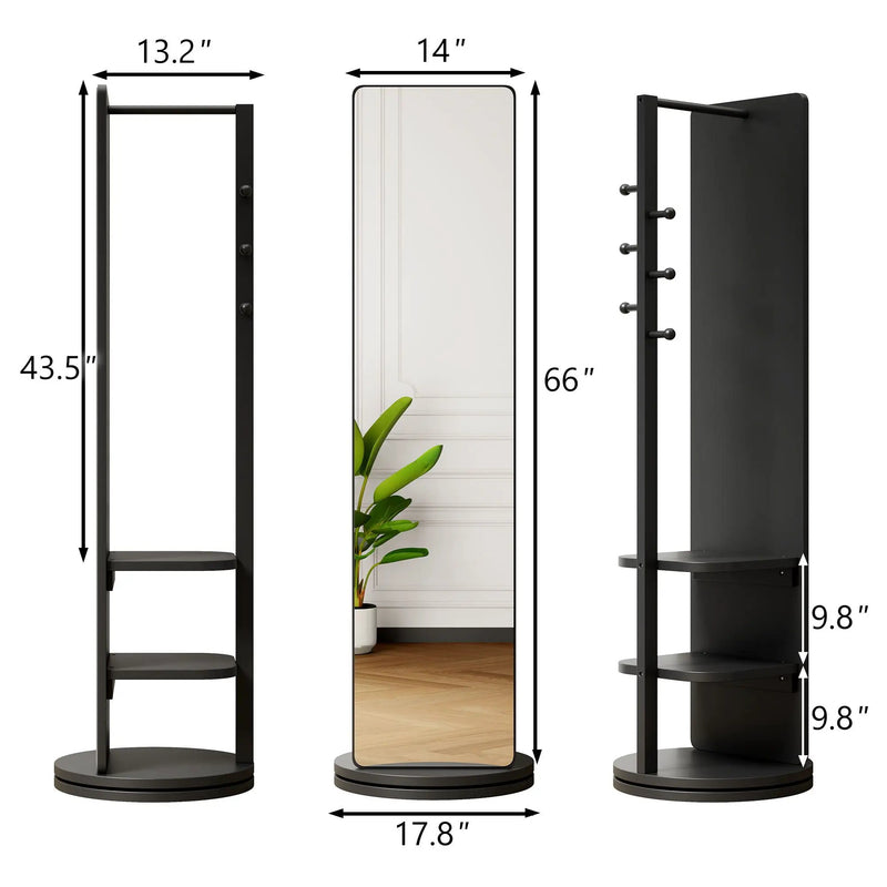 3 In 1 Multifunctional Full Length Clothing Mirror by Unique Piece Furniture