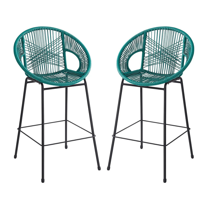 Ferrara Outdoor Patio Barstool (Set of 2) by HouseOfZazla