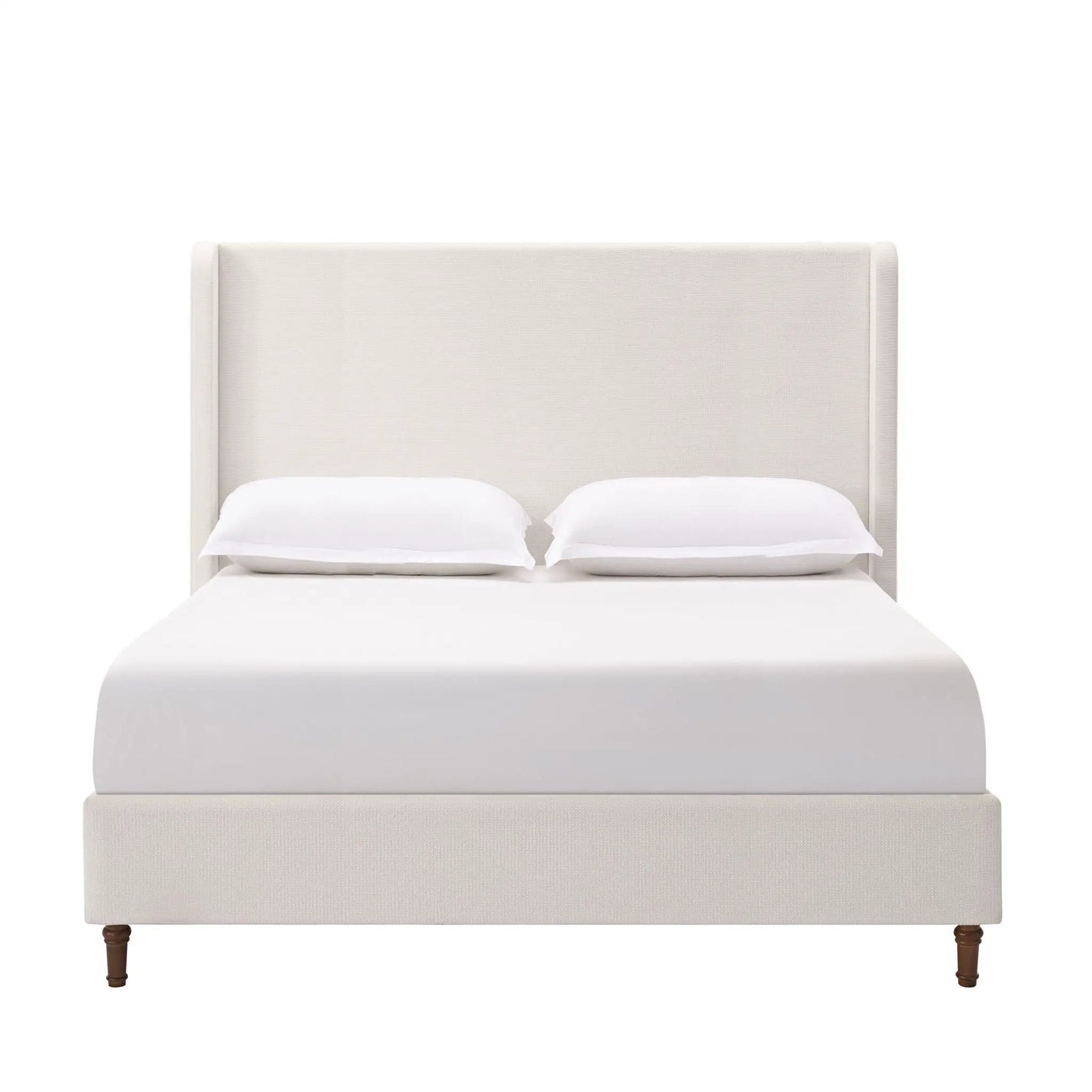 Harper - Tall Headboard Upholstered Bed / High Headboard / Elegant Simplicity / No Box Spring Needed by Unique Piece Furniture