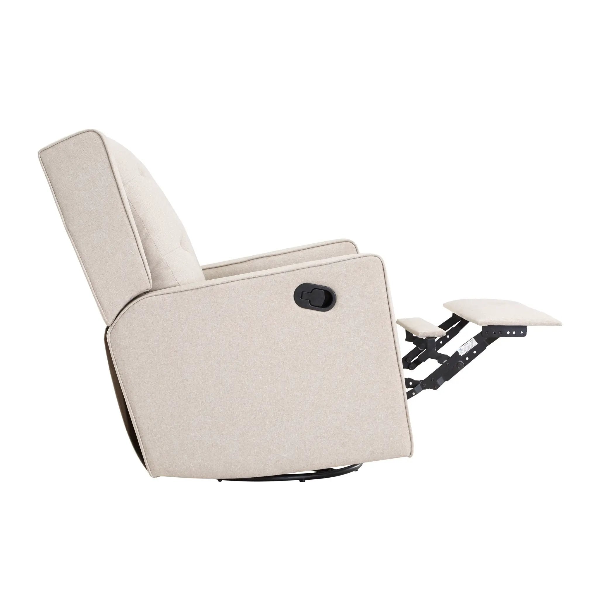 Milah - Gliding Swivel Recliner Tufted by HouseOfZazla