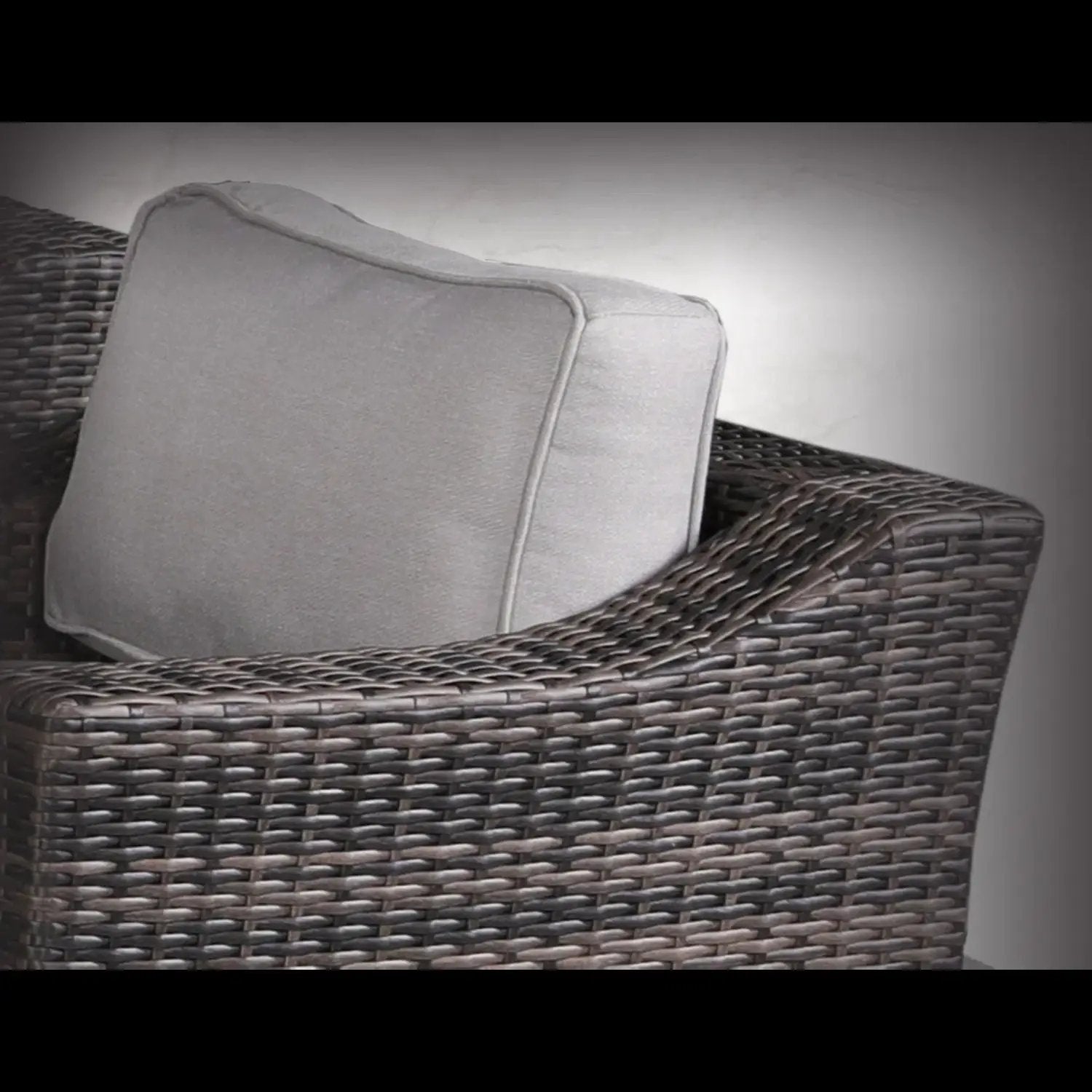 Outdoor Swivel Patio Chair With Cushions (Set of 2) - Brown by Unique Piece Furniture
