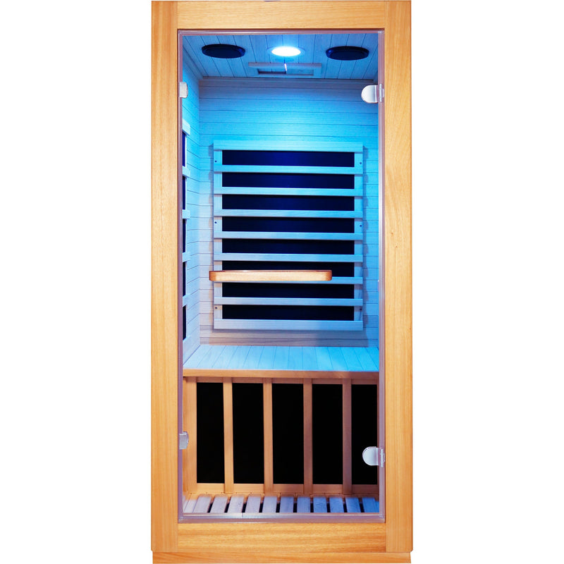 infrared sauna room single room by HouseOfZazla