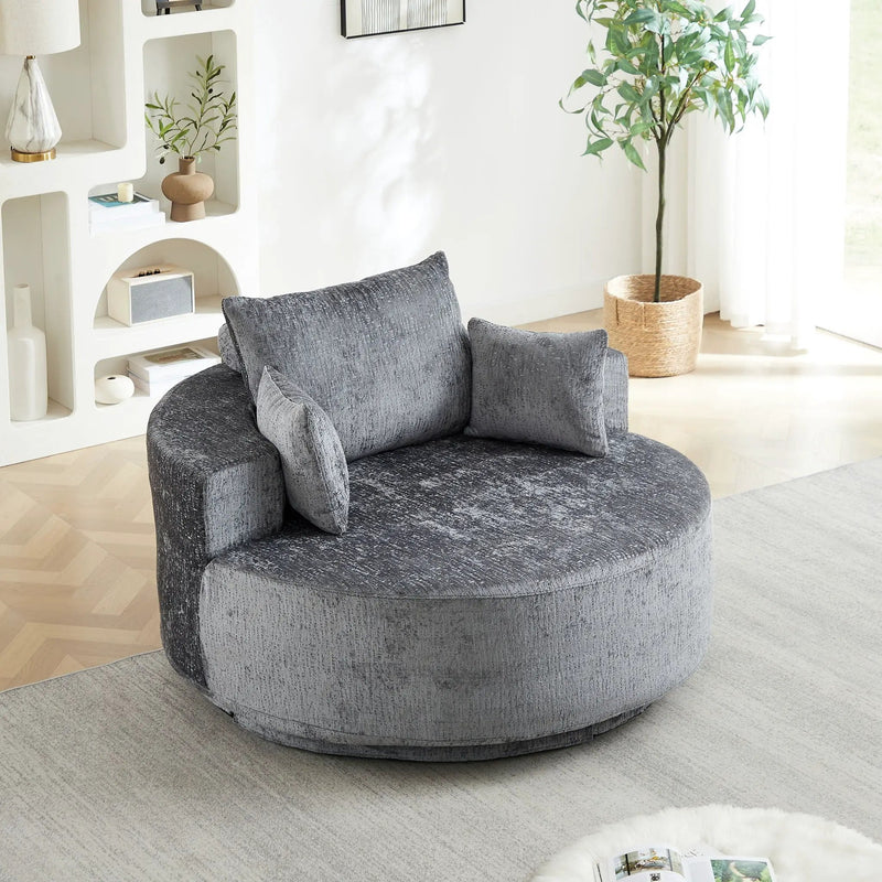 Swivel Chair With Rotating Base For Living Room by HouseOfZazla