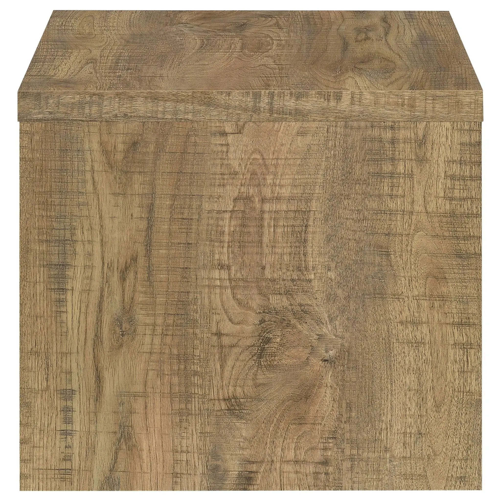 Lynette Square Engineered Wood End Table Mango by Unique Piece Furniture