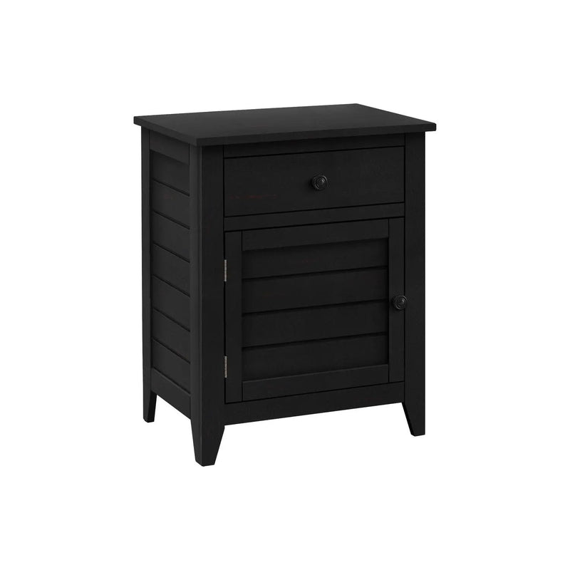 Accent Nightstand, Storage Drawer, Transitional by Unique Piece Furniture
