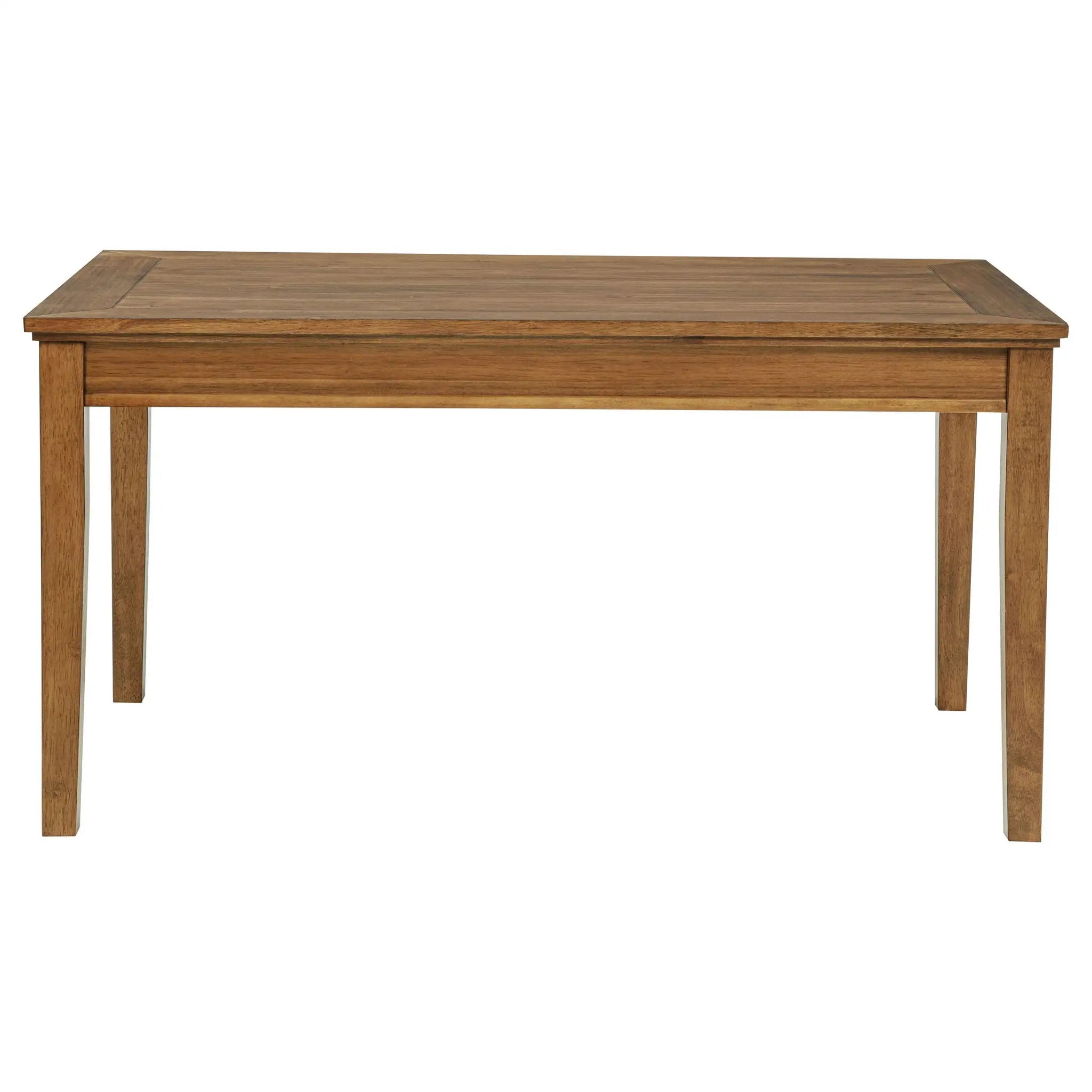 Atwood Rectangular Wood Dining Table Warm Brown by Unique Piece Furniture