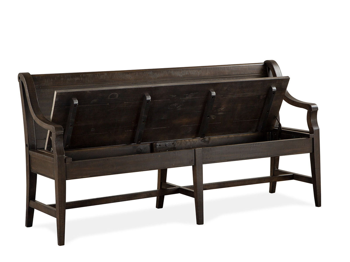 Westley Falls - Bench With Back - Graphite, photo 4 of 7