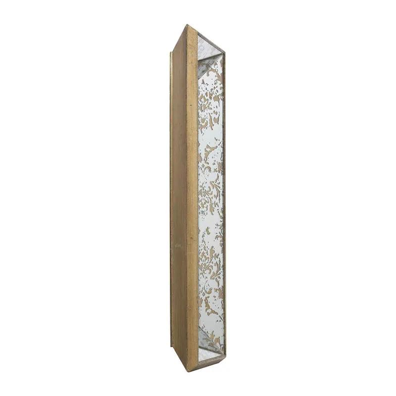 Antique Rectangle Mirror with Floral Accents by HouseOfZazla