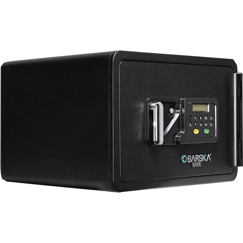 0.54 Cubic Ft Keypad Fireproof Security Safe - Black by HouseOfZazla