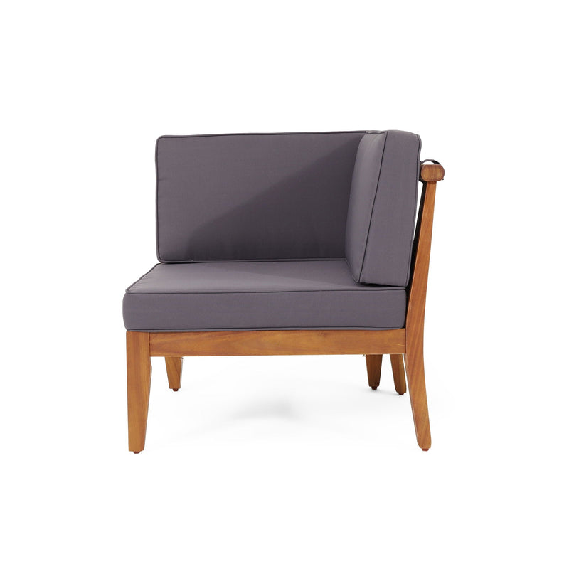 Aston 4 Piece Sofa Set - Dark Gray by HouseOfZazla