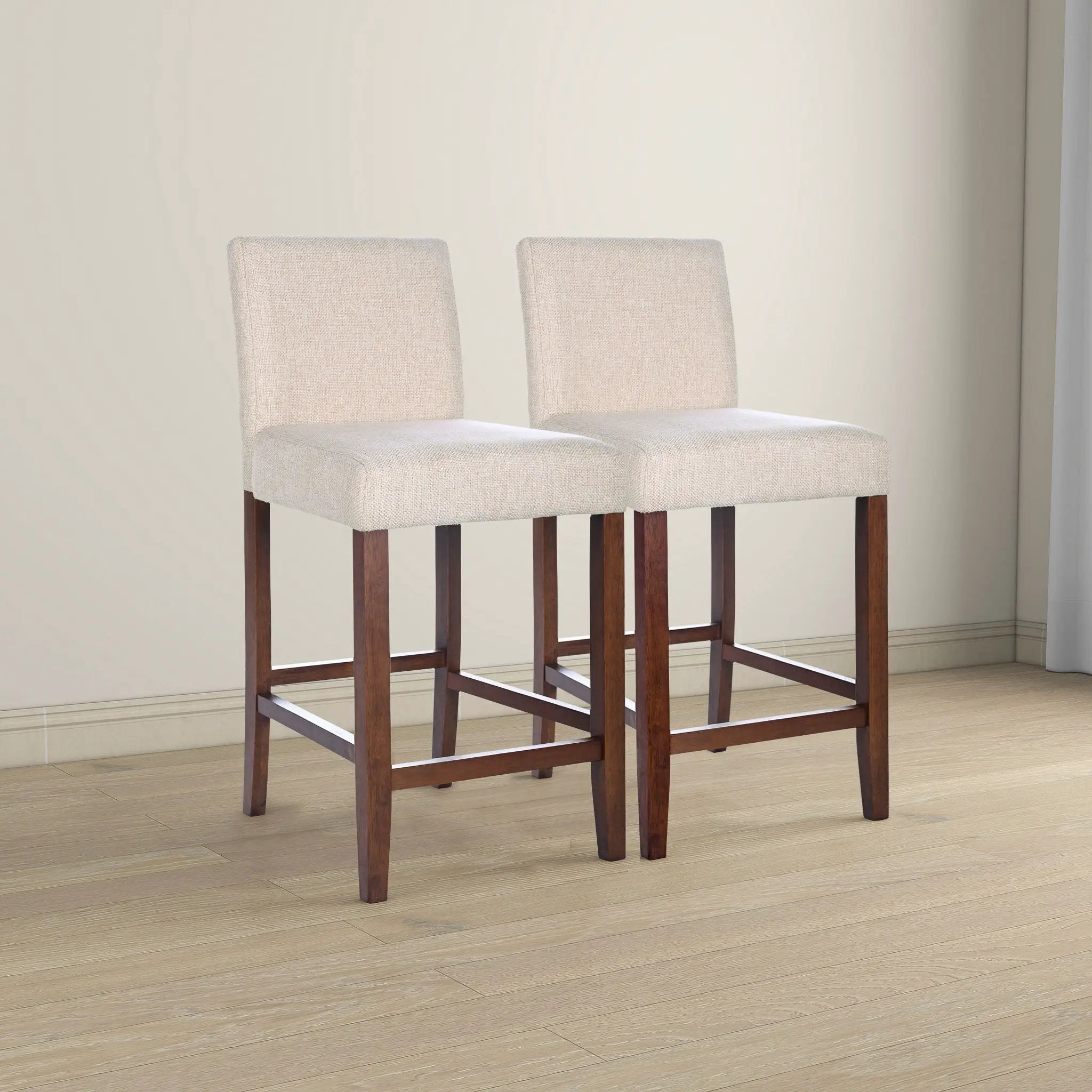 Dorian - Counter Chair (Set of 2) - Beige by HouseOfZazla