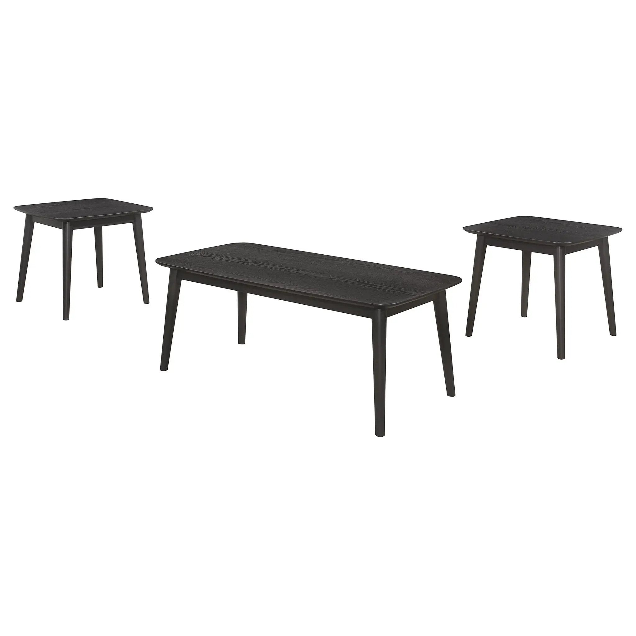 Radley 3-piece Rectangular Coffee Table Set Black by Unique Piece Furniture