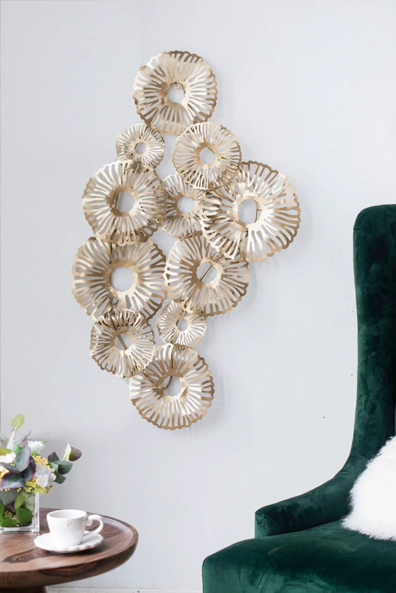 Iron Wall Art - Gold by HouseOfZazla