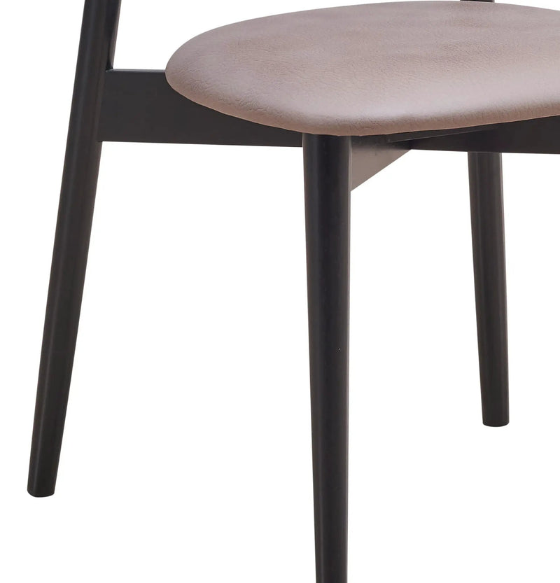 Lanae - Polished Microfiber Side Chair (Set of 2) - Gray by Unique Piece Furniture