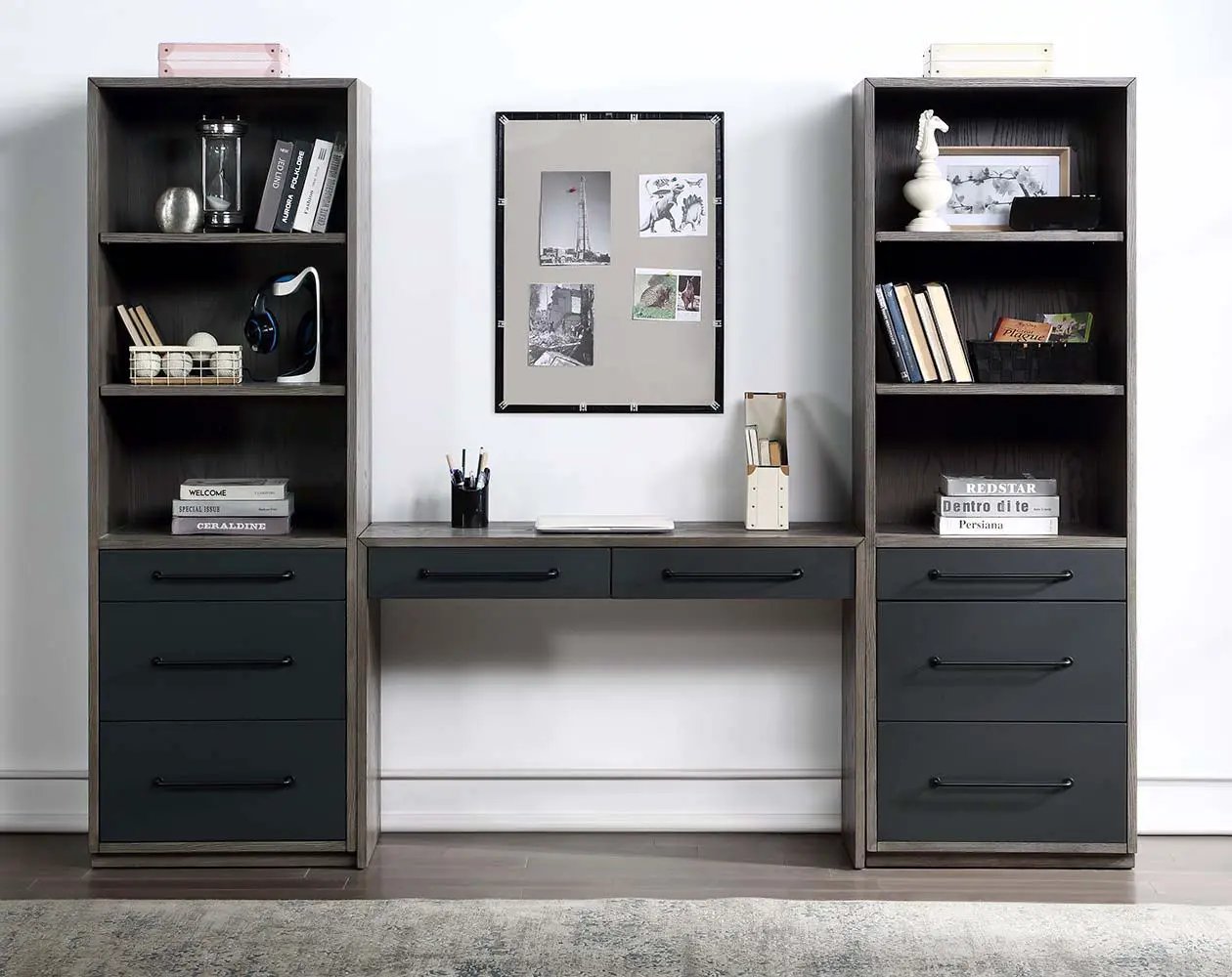 Estevon - Bookcase - Gray Oak by Unique Piece Furniture