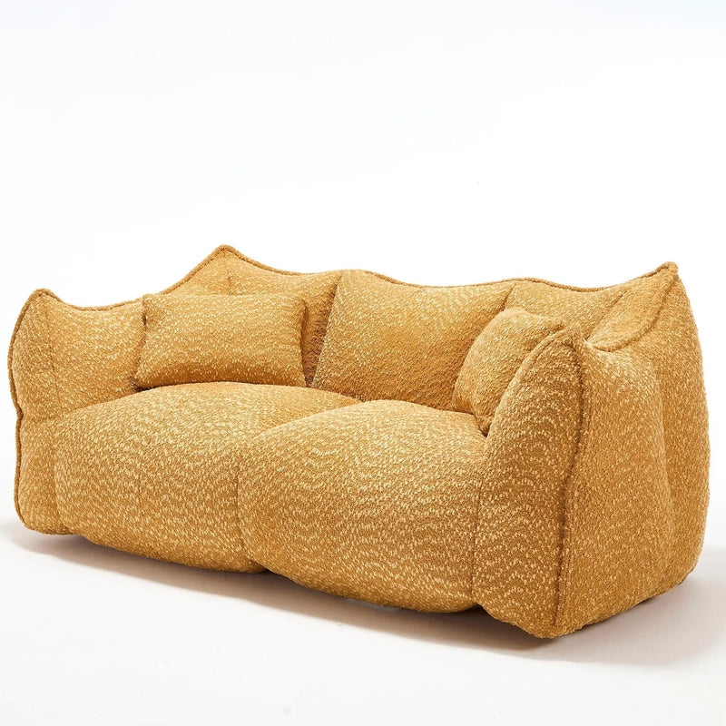 Comfortable Dual Beanbag Chair With High Resilience Foam Core For 2 People by HouseOfZazla