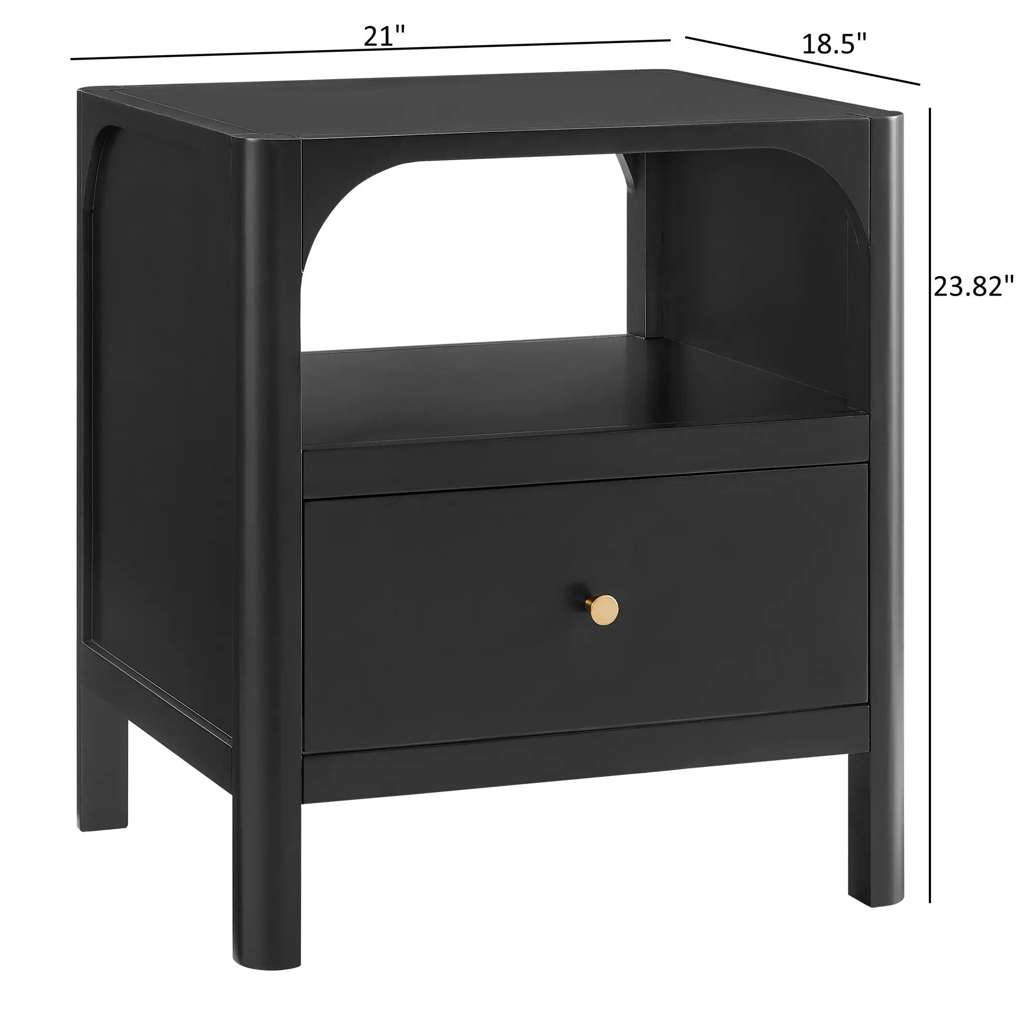 Williamson 1-Drawer Nightstand by HouseOfZazla