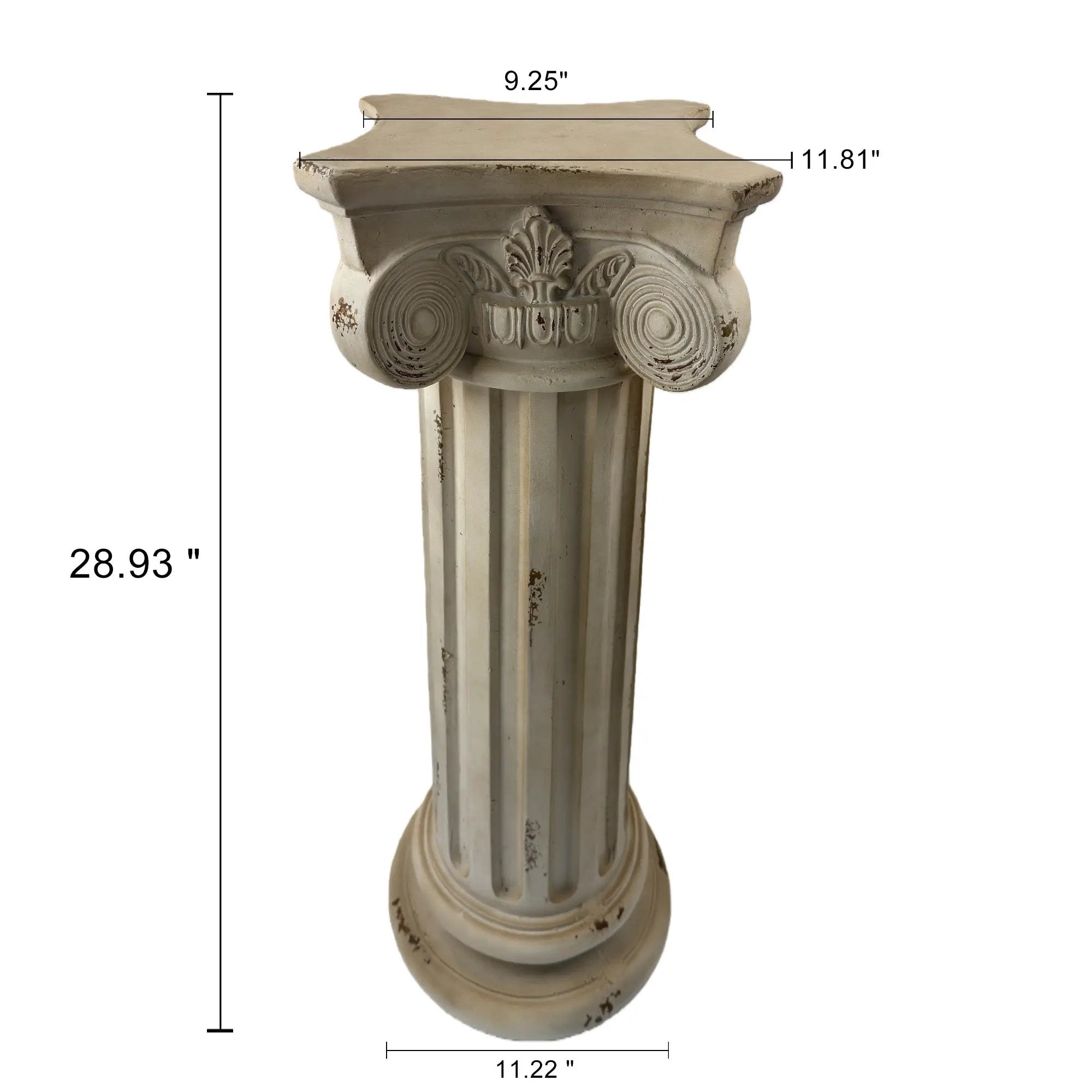 Pedestal Column Plant Stand - 28.93'' Tall Roman Column by HouseOfZazla