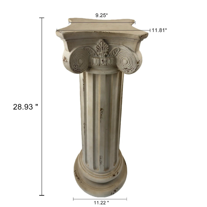 Pedestal Column Plant Stand - 28.93'' Tall Roman Column by HouseOfZazla