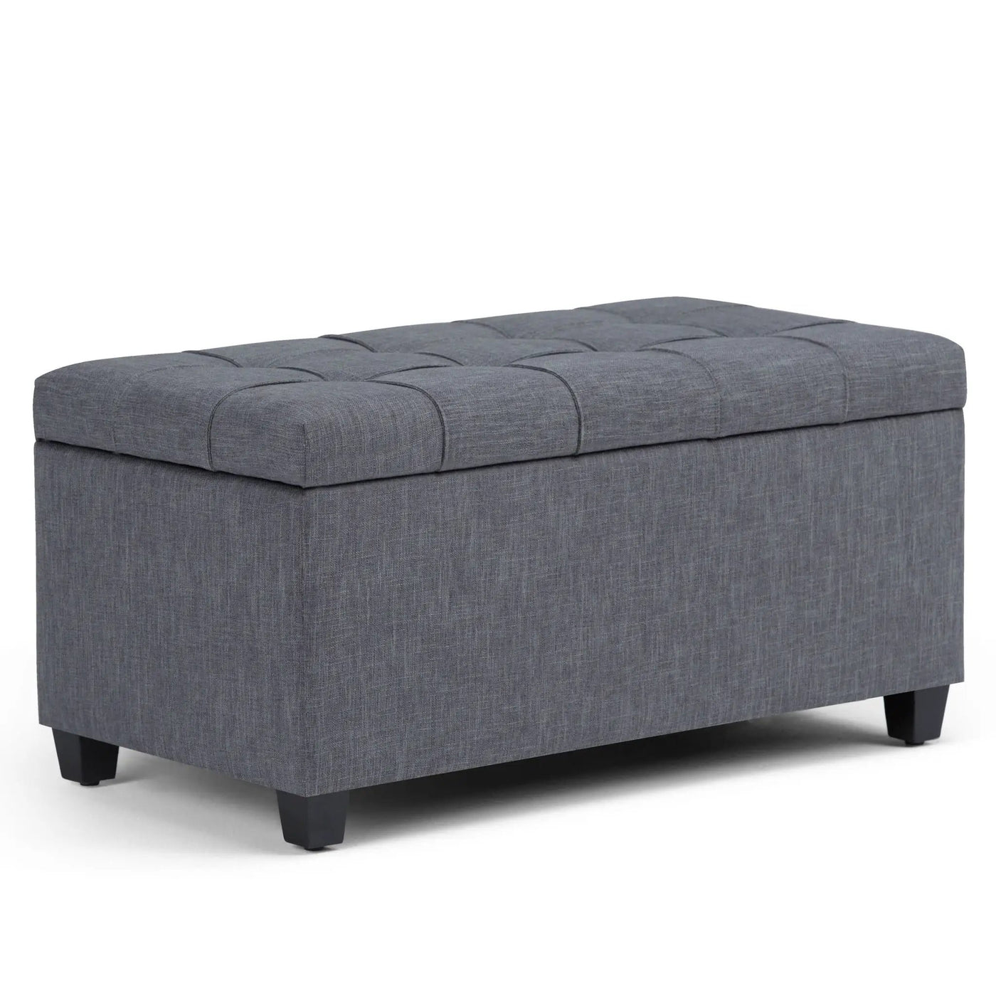 Sienna - Upholstered Storage Ottoman Bench by HouseOfZazla