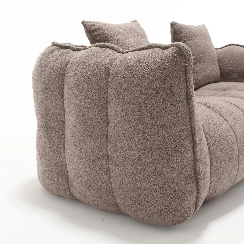 Cozy Beanbag Chair with High Resilience Foam Core by BLAKHOM