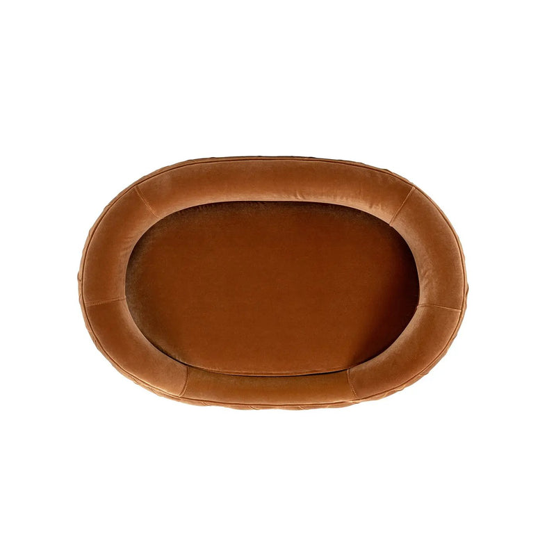 Monroe 33" Dog Sofa Bed - Medium in Burnt by HouseOfZazla