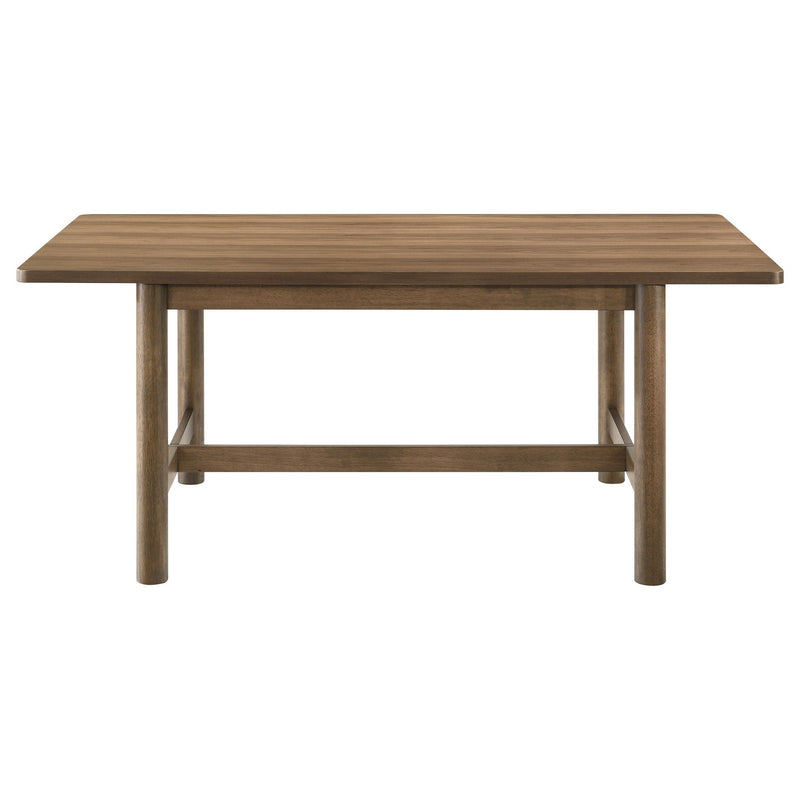 Graham - 7 Piece Rectangular Dining Table Set - Walnut