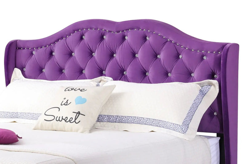 Upholstered Bed Transitional by HouseOfZazla