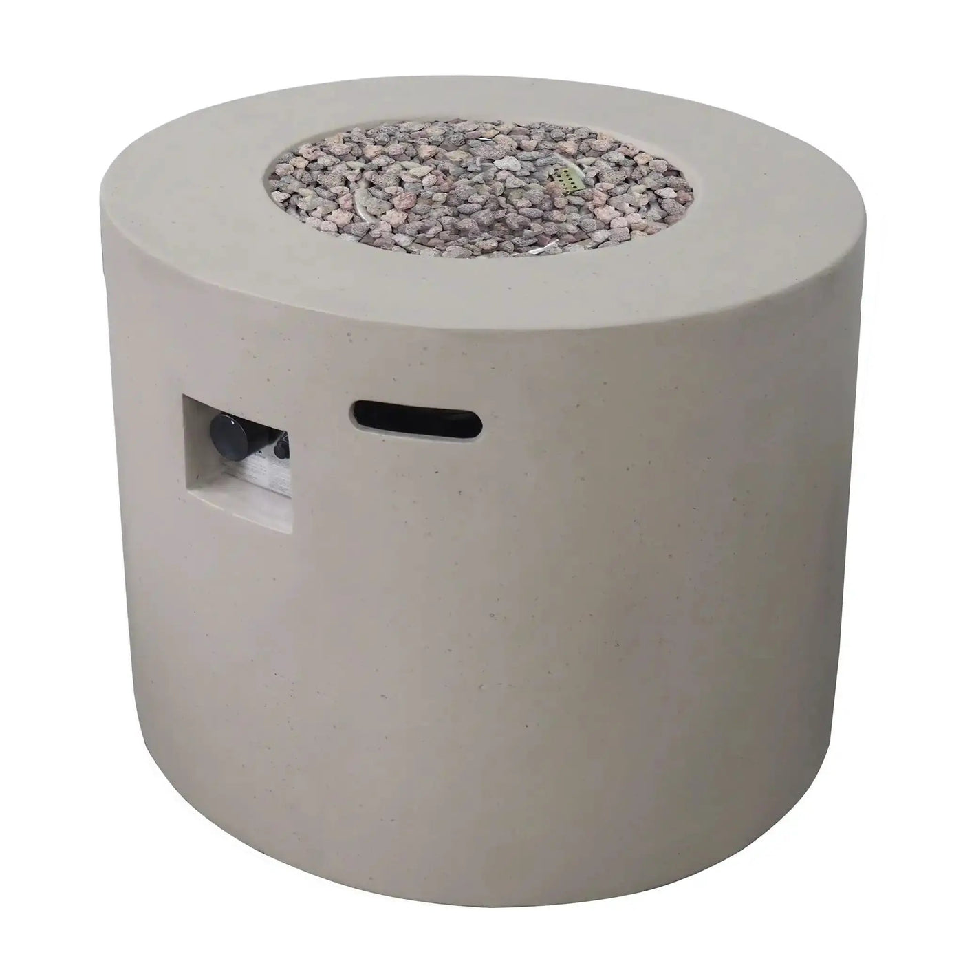 Round Iron Fire Pit With 40,000 Btu by HouseOfZazla