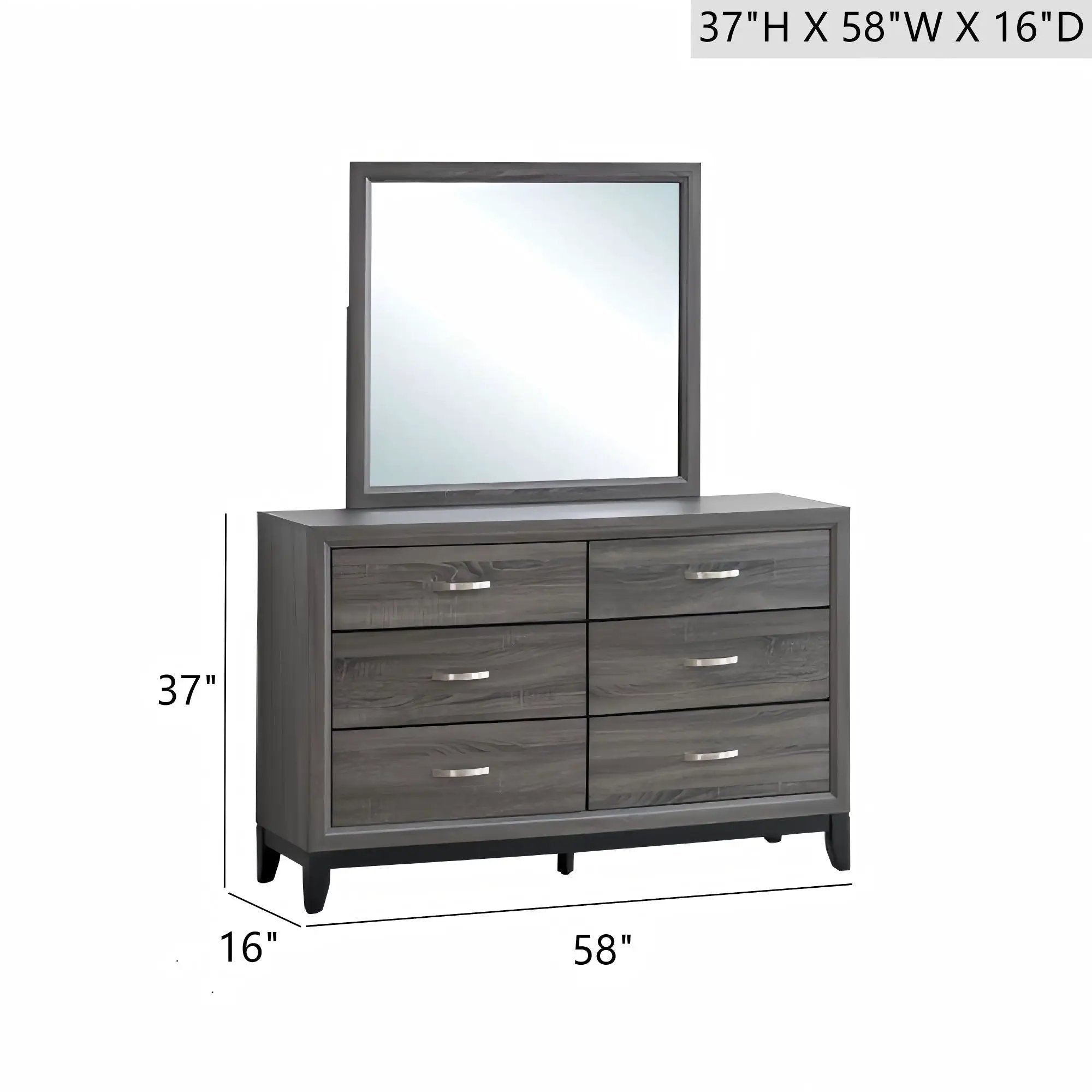 Glasgow - Dresser With 6 Drawers by Unique Piece Furniture