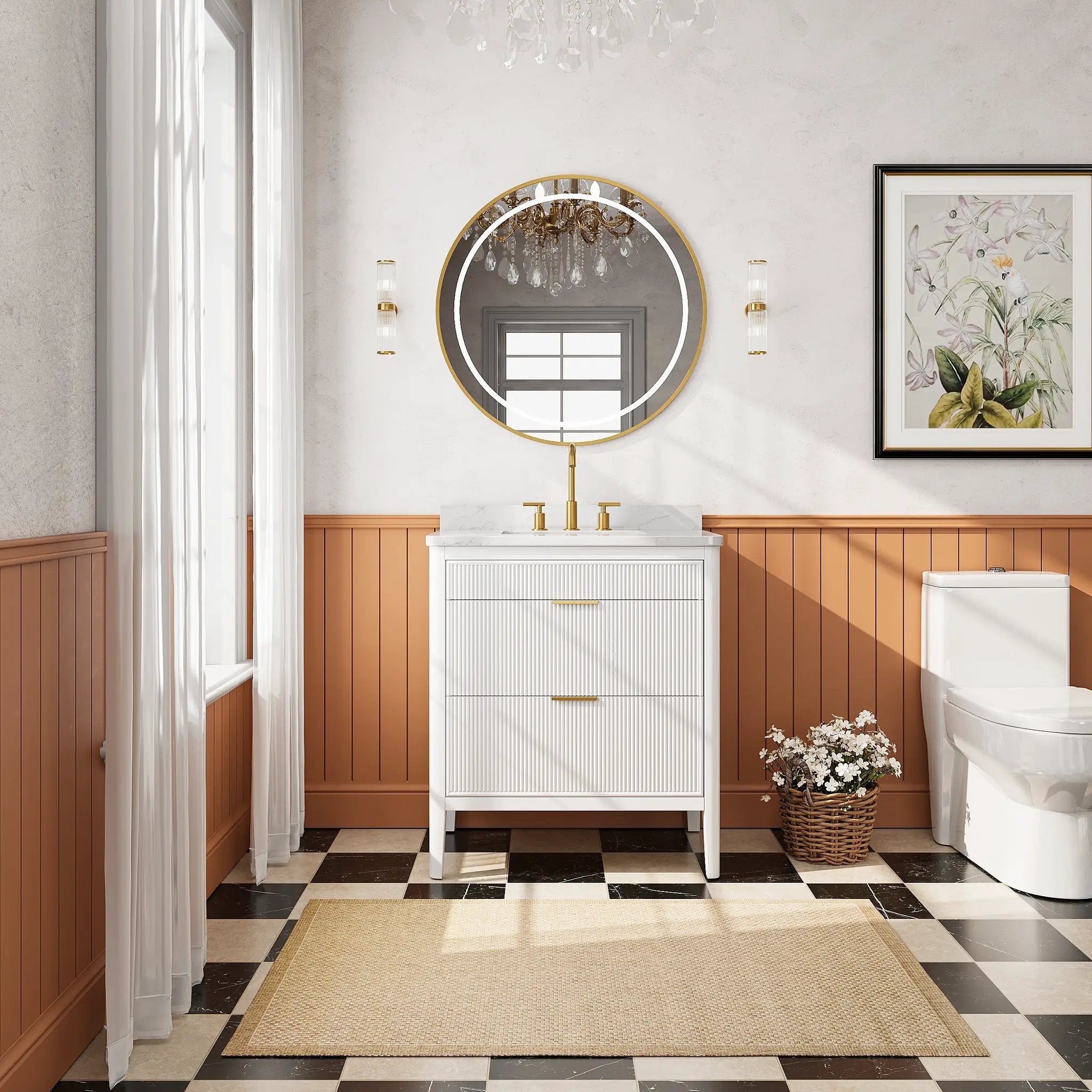 Fully Assembled 30'' Bathroom Vanity by HouseOfZazla