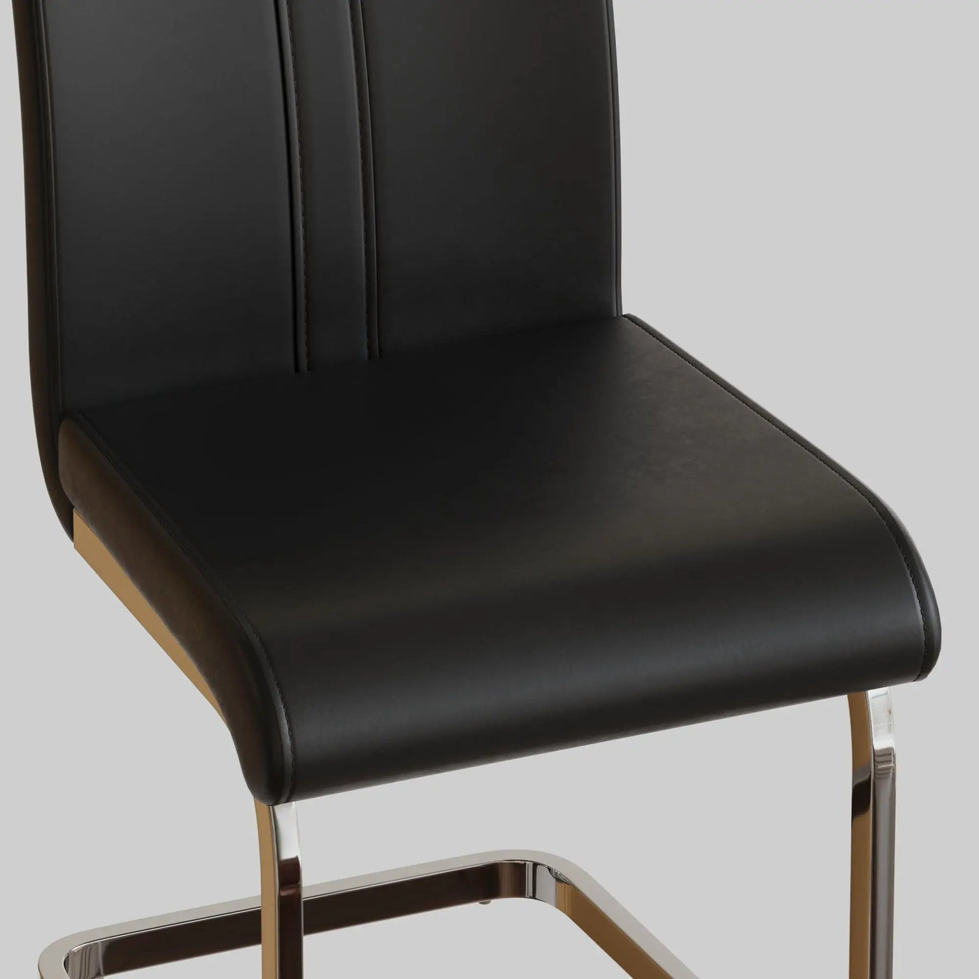 Modern Dining Chairs With Padded Seat, High Back by HouseOfZazla