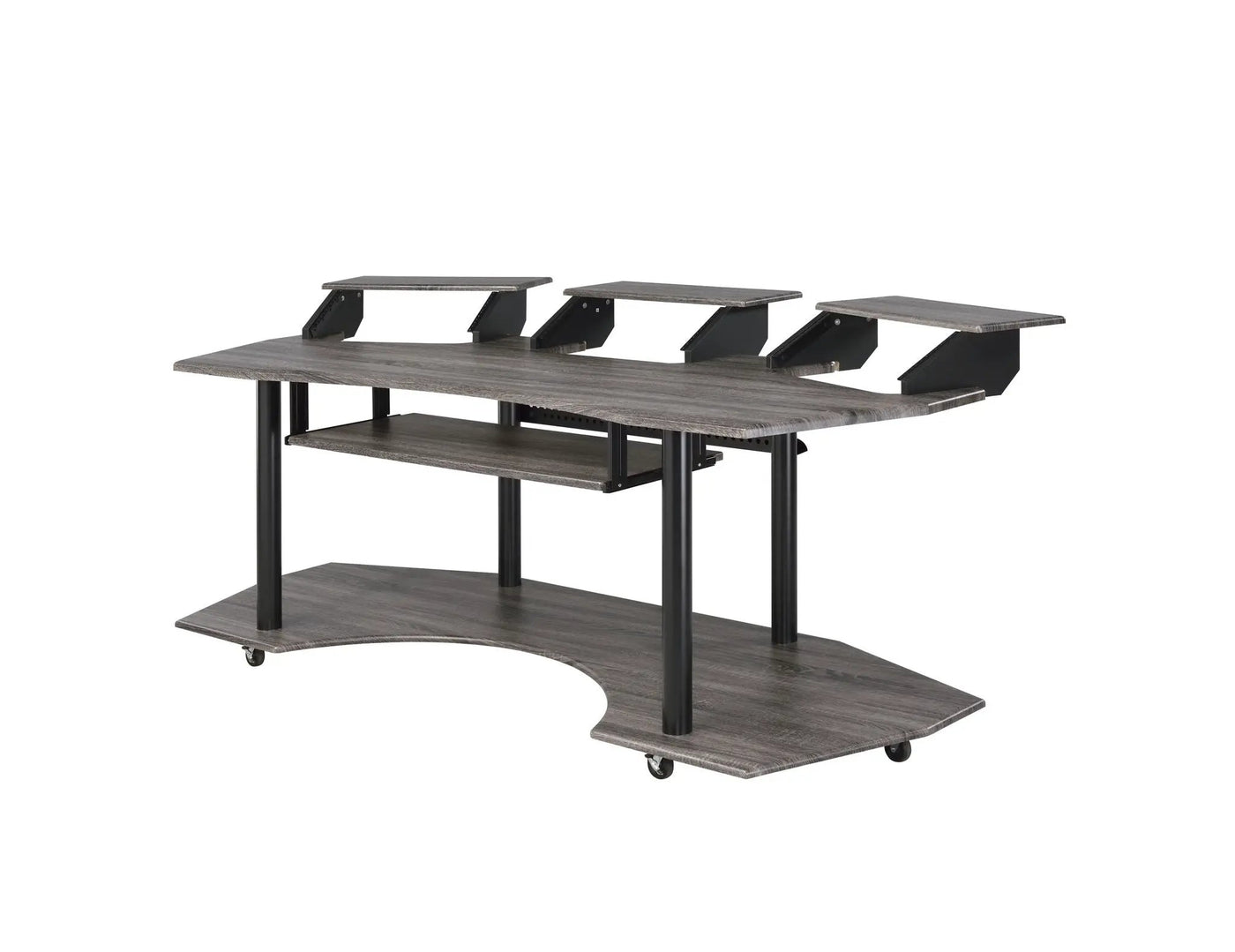 Eleazar - Music Recording Studio Desk - Wood by Unique Piece Furniture