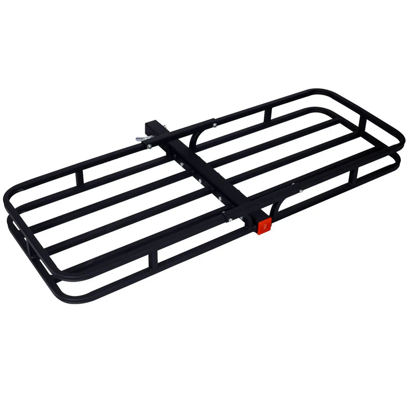 Heavy Duty Steel Hitch Mount Cargo Carrier Rack For SUV, Truck, Car With 2" Receiver - Black by HouseOfZazla