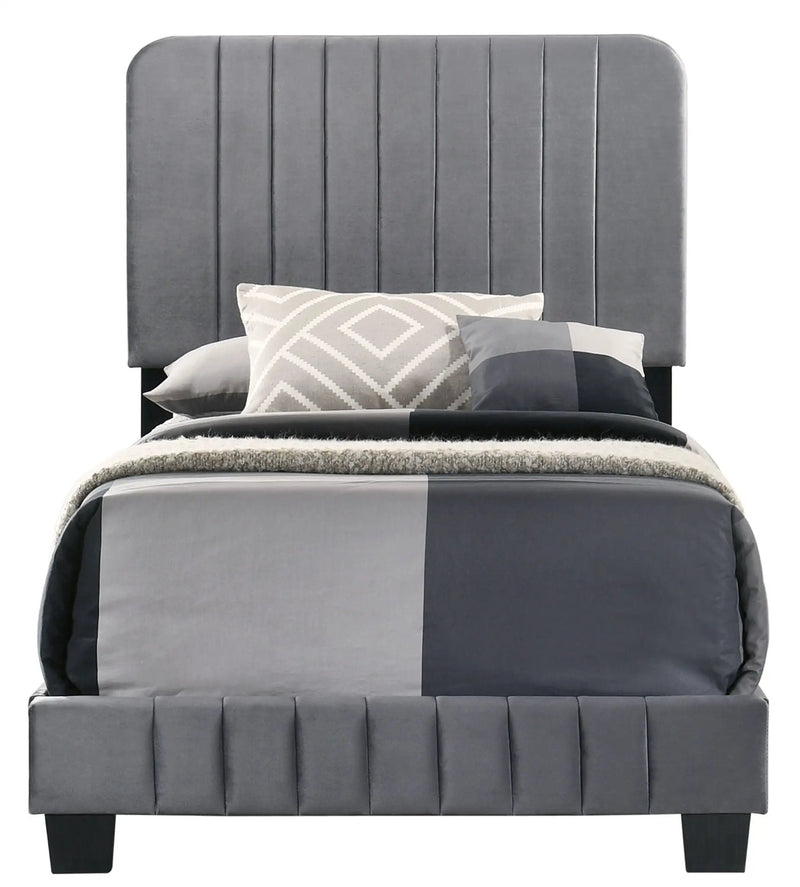Channel Tufted Bed by Unique Piece Furniture