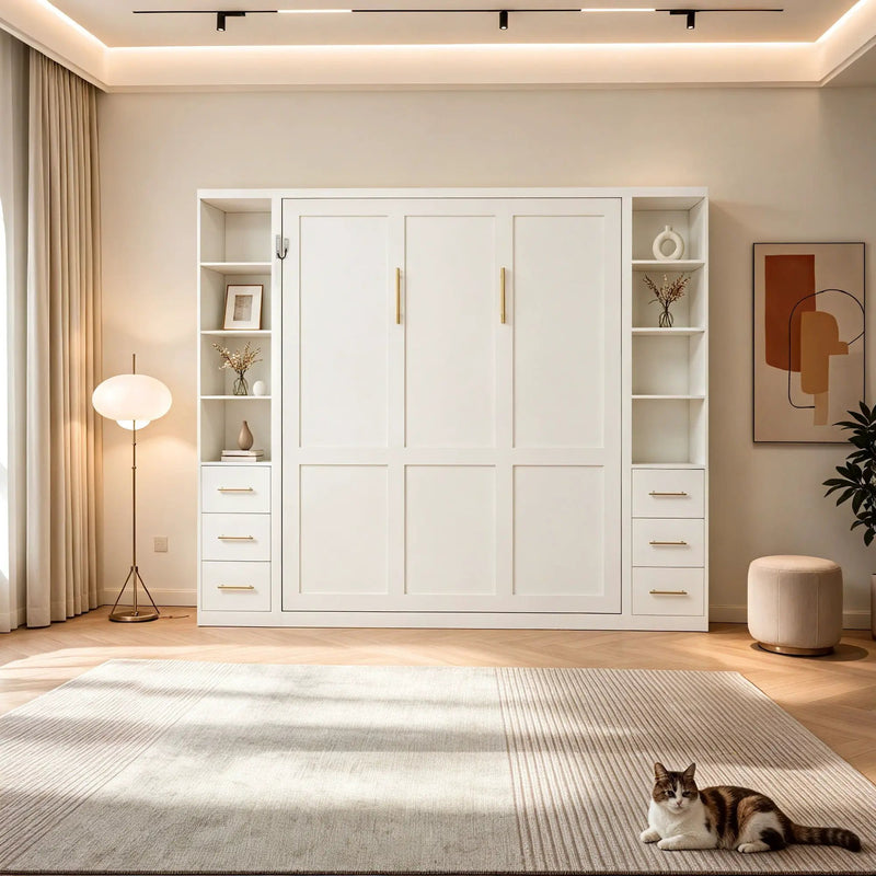 Folding Vertical Murphy Wall Bed by HouseOfZazla
