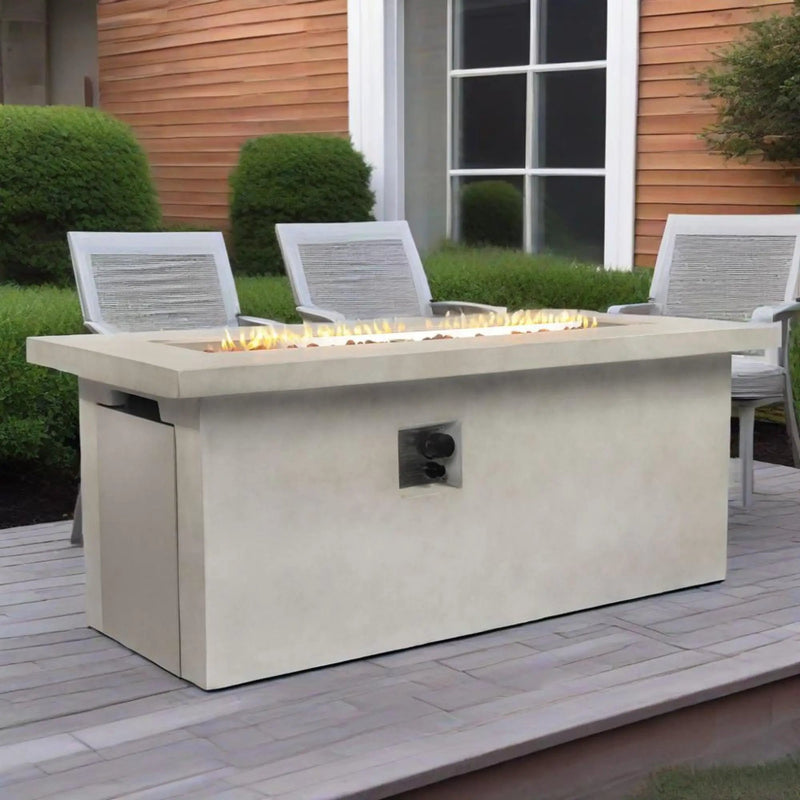 60" Propane Gas Fire Pit Table by HouseOfZazla