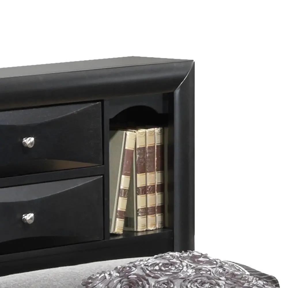 Modern Design Storage Bed With Bookcase Headboard by Unique Piece Furniture