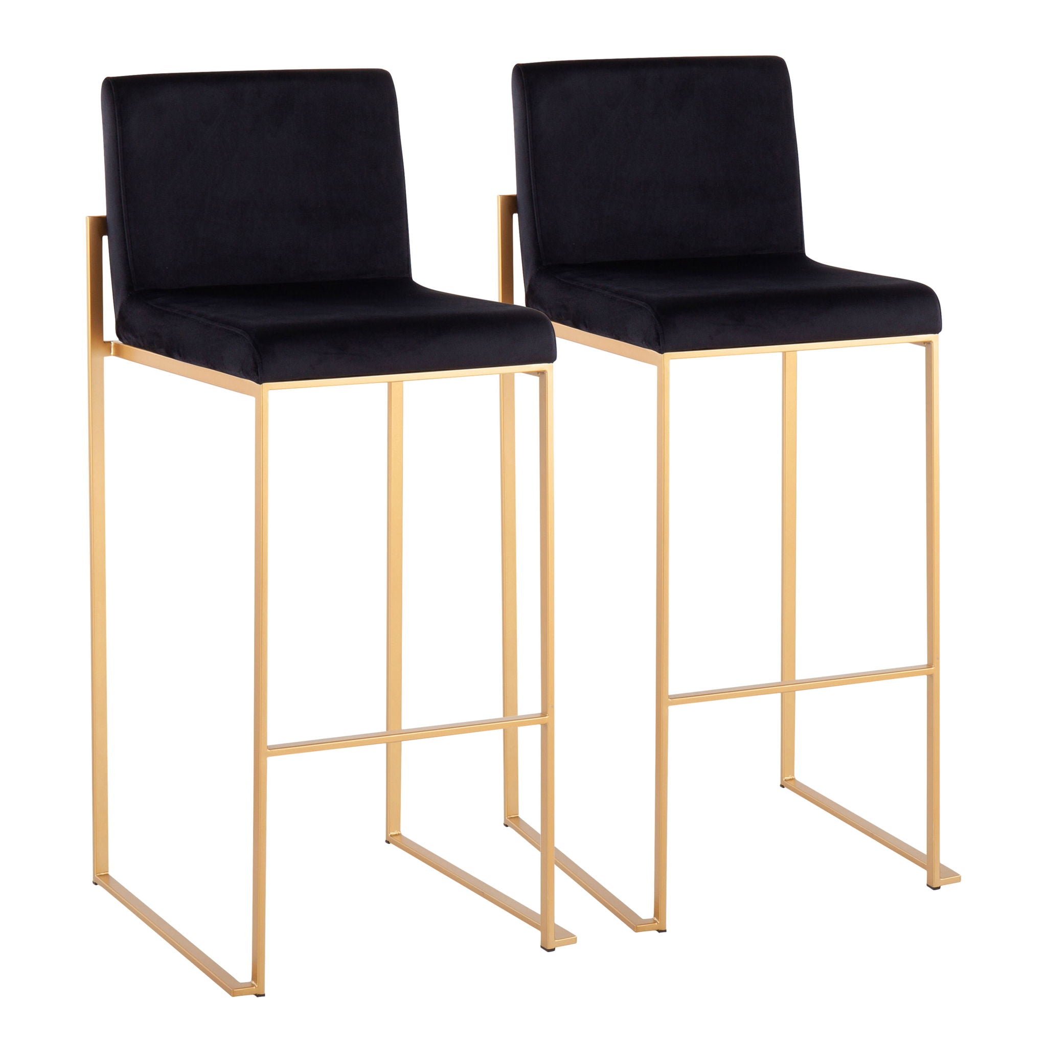 Fuji - Contemporary Design High Back Barstool by Unique Piece Furniture