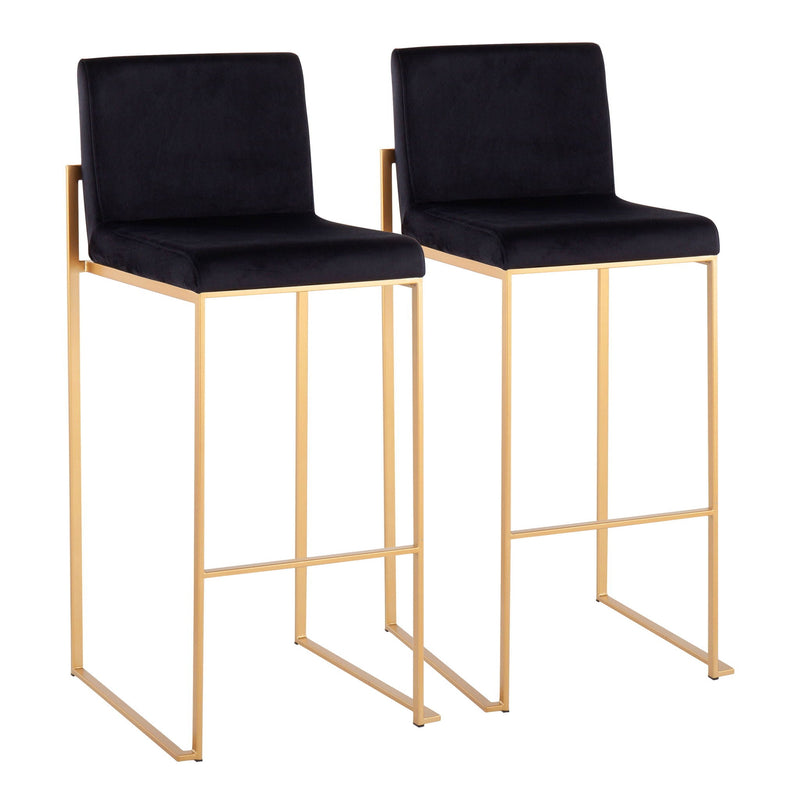 Fuji - Contemporary Design High Back Barstool by Unique Piece Furniture