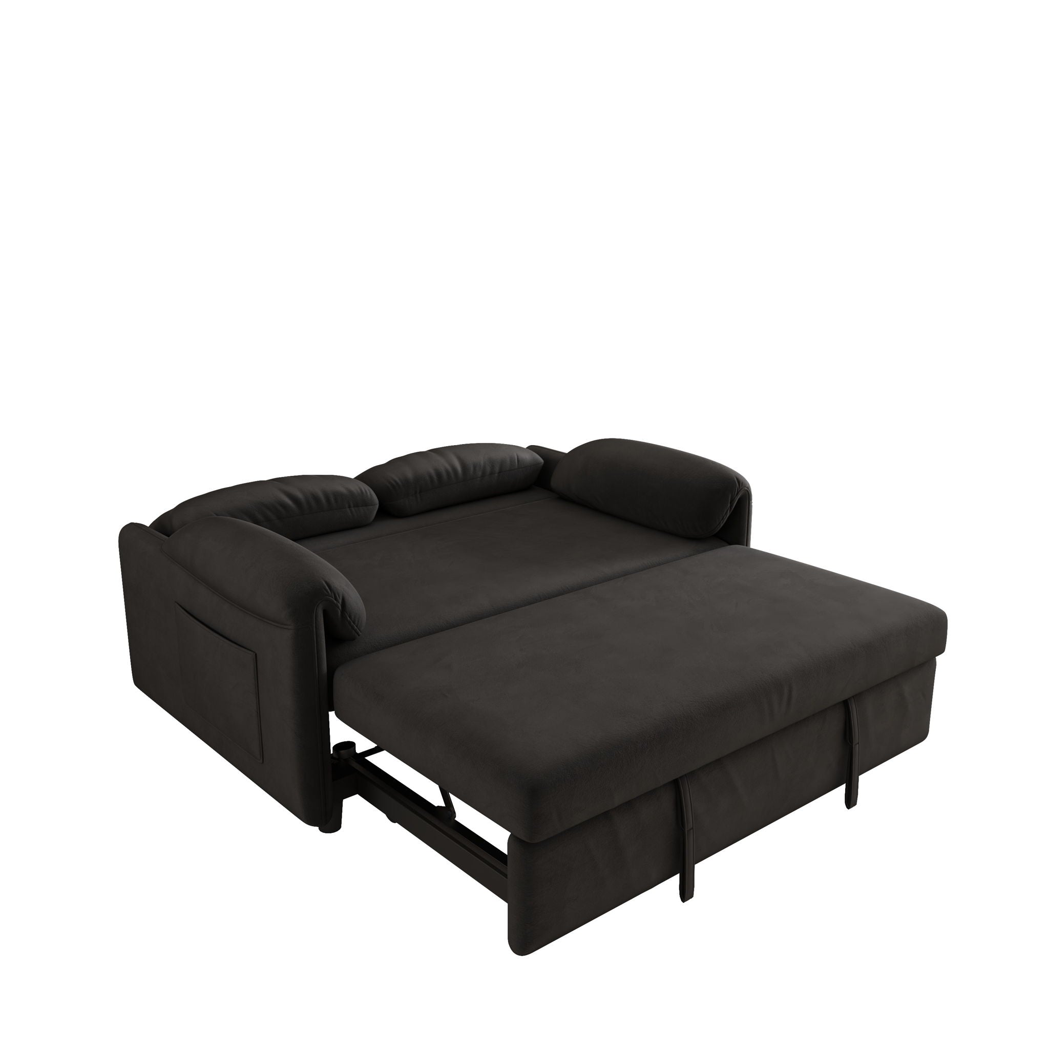 Sofa, Dual Purpose Lounge With Retractable Queen Size Bed by HouseOfZazla