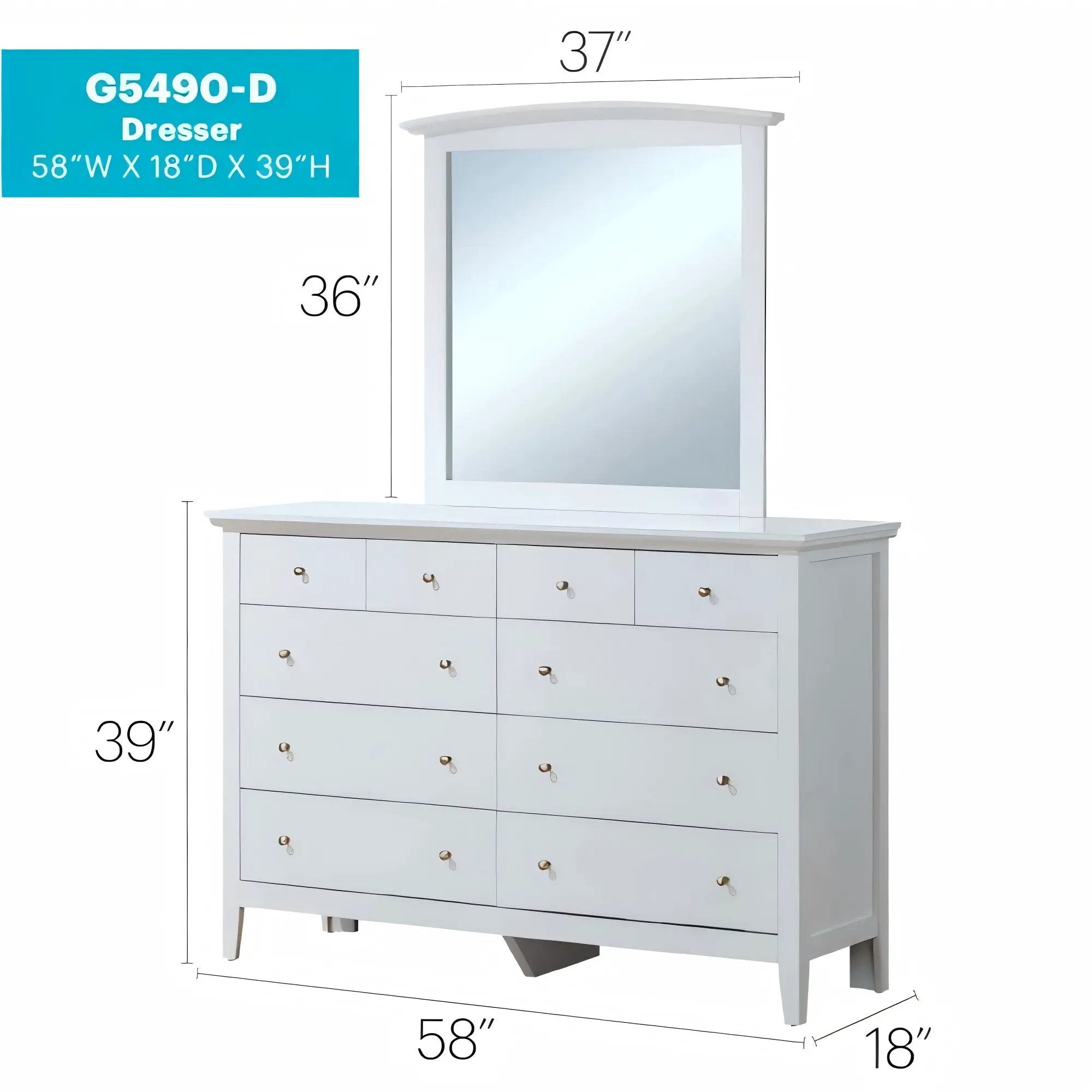 Hammond - Elegant Casual Dresser For Any Room by Unique Piece Furniture