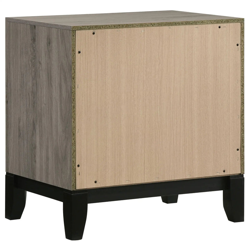 Watson 2-drawer Nightstand Bedside Table Light Taupe by Unique Piece Furniture