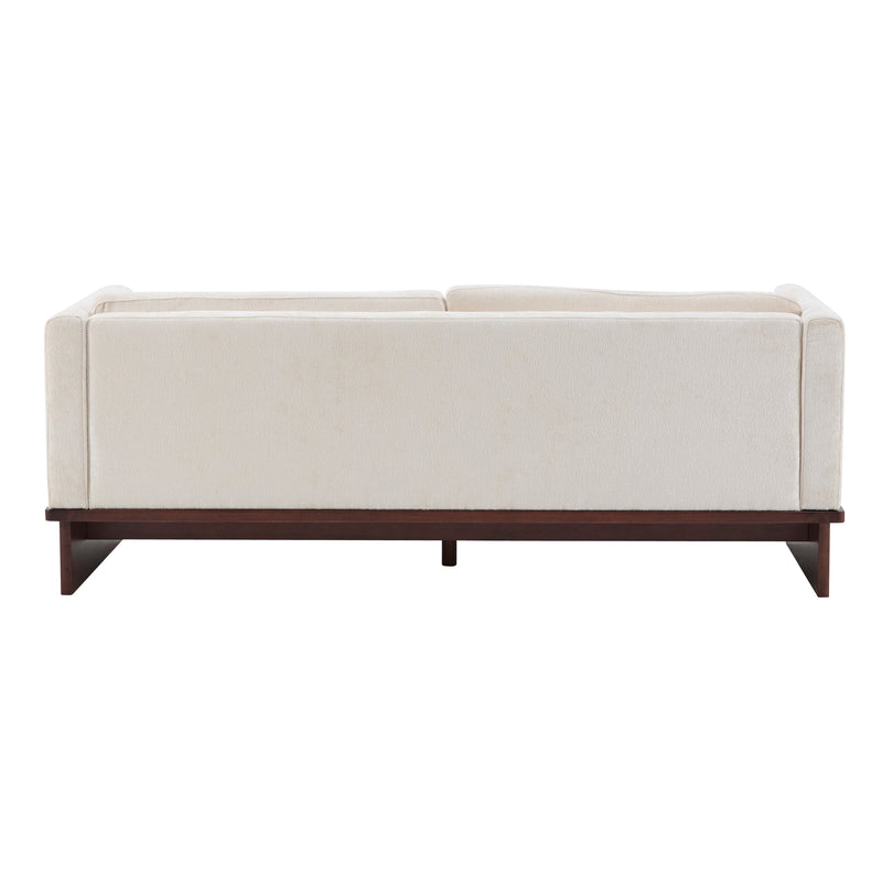 77 in. Square Arm Modern 3 Seater Boucle Sofa Upholstered Couch by HouseOfZazla